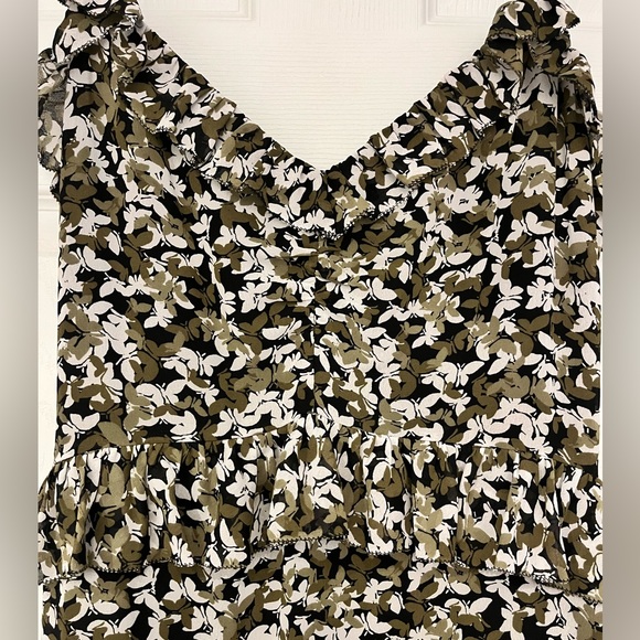Michael Kors Butterfly Camouflage Midi Dress. - Picture 2 of 2